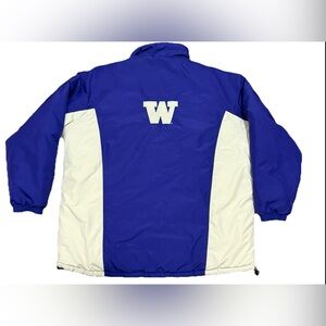 VTG Nike University Of Washington Huskies Reversible Puffer Jacket Mens XXL Y2K